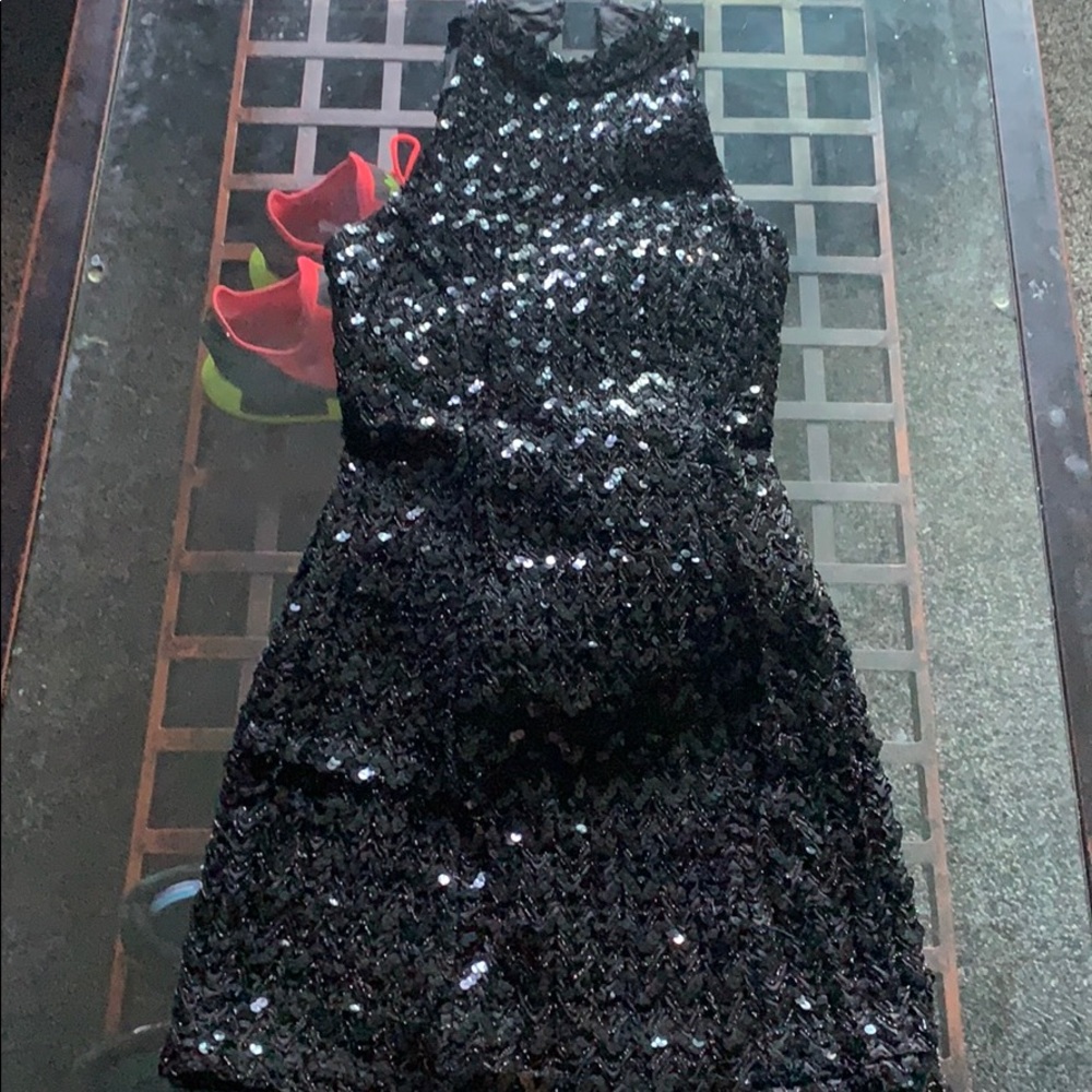 Black Sequin dress